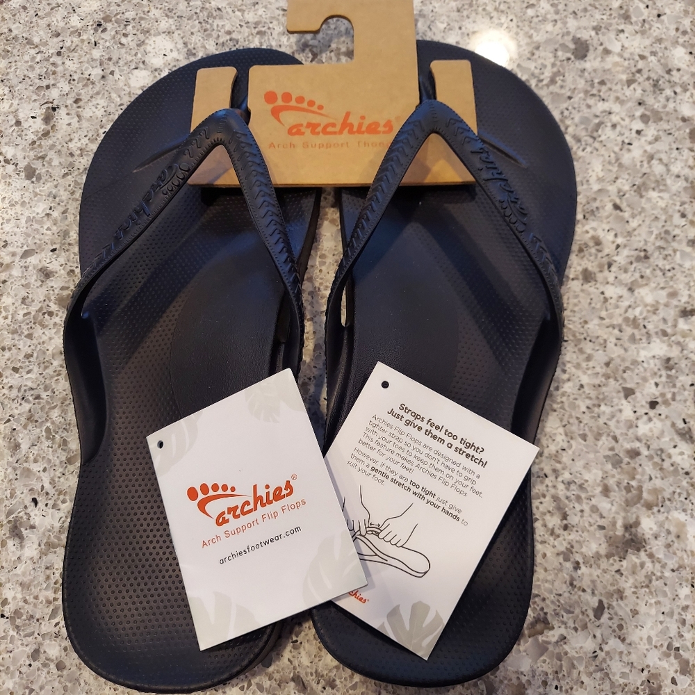 Archie's Flip Flops Women's 12 / Men's 11. Brand new with tags.